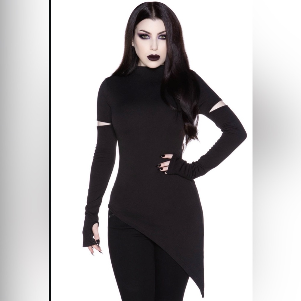 Women’s black Killstar Wicked Ways Top Size XS